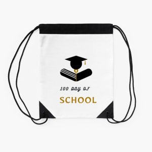 100 Day Of School Drawstring Bag DSB931 2
