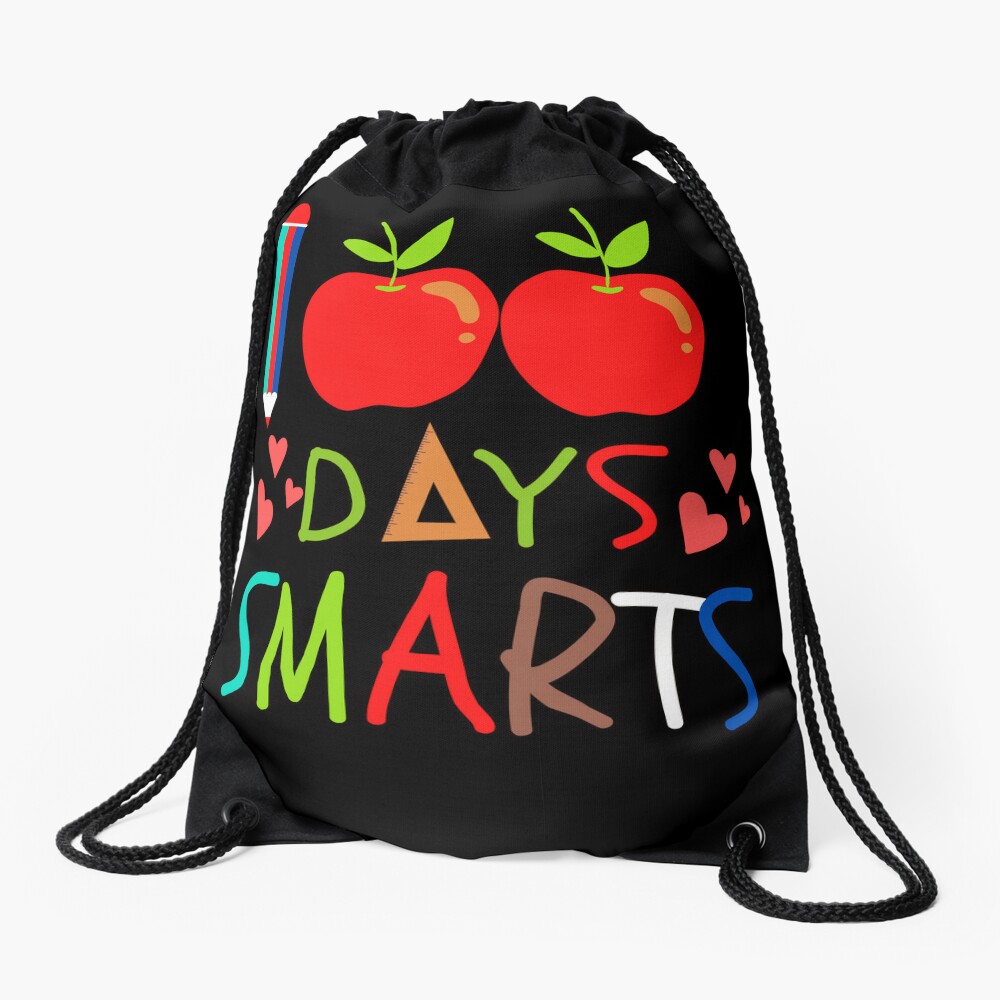 100 Day Of School Teacher T Chirts Drawstring Bag DSB748