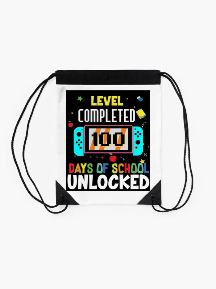 100 Days Of Knowledge A Milestone To Remember Drawstring Bag DSB893 2