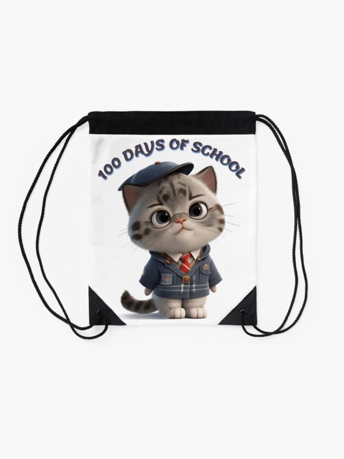 100 Days Of School Drawstring Bag DSB321 2