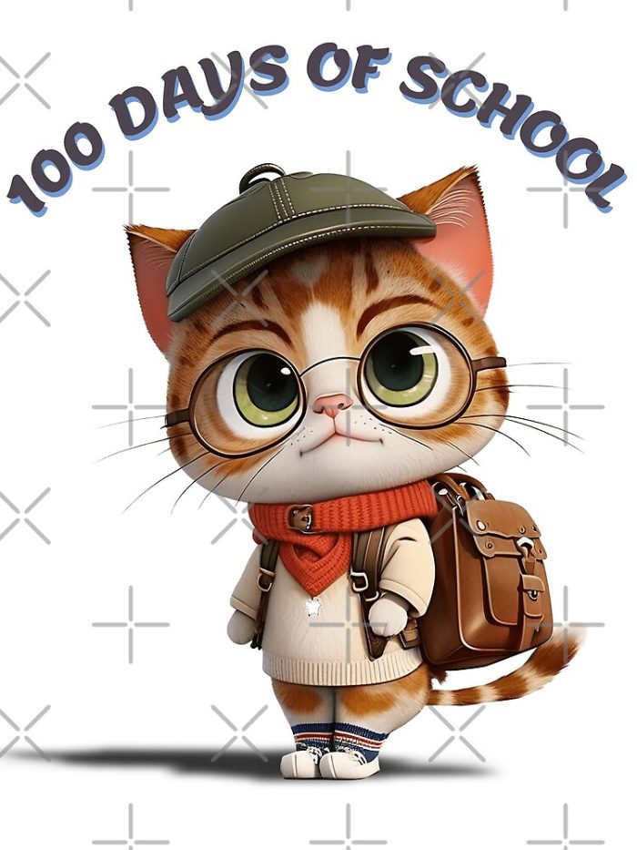 100 Days Of School Drawstring Bag DSB324 1
