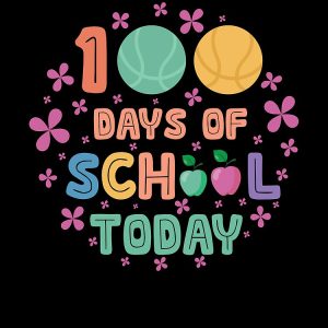 100 Days Of School Today Drawstring Bag DSB1476 1
