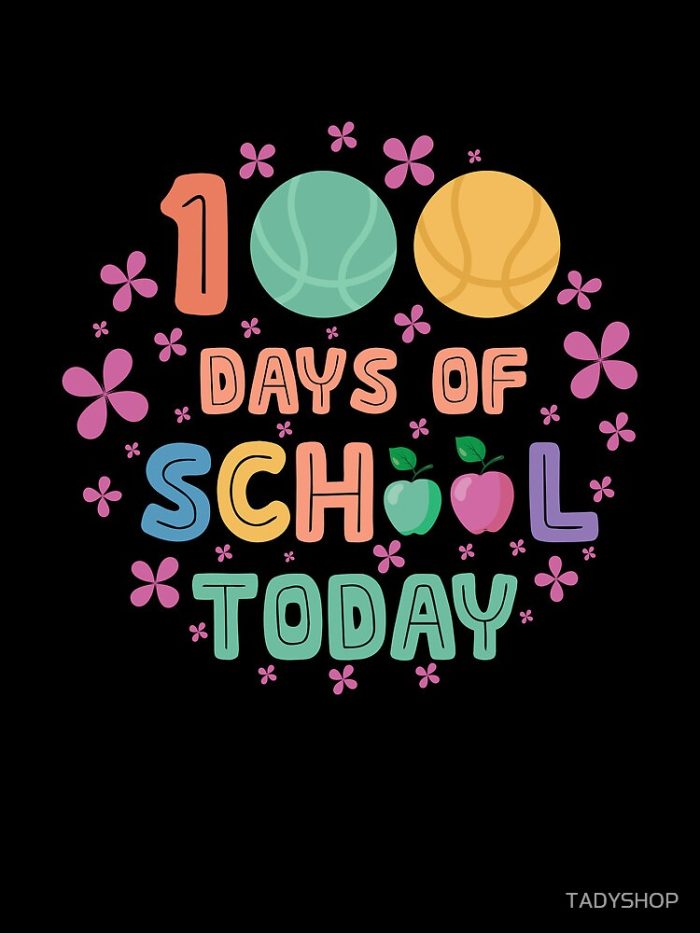 100 Days Of School Today Drawstring Bag DSB1476 1