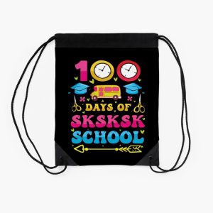 100 Days Of Sksksk School Drawstring Bag DSB1438 2