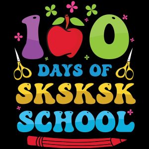 100 Days Of Sksksk School Drawstring Bag DSB1478 1