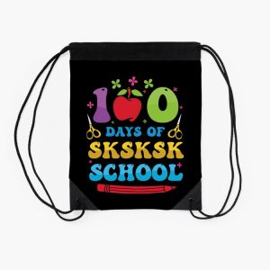 100 Days Of Sksksk School Drawstring Bag DSB1478 2