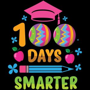 100 Days Smarter Drawstring Bag DSB1262 1