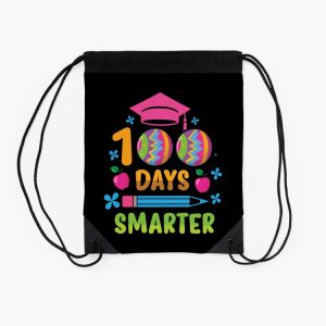 100 Days Smarter Drawstring Bag DSB1262 2