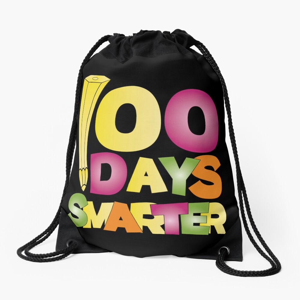 100 Days Smarter Drawstring Bag DSB1276