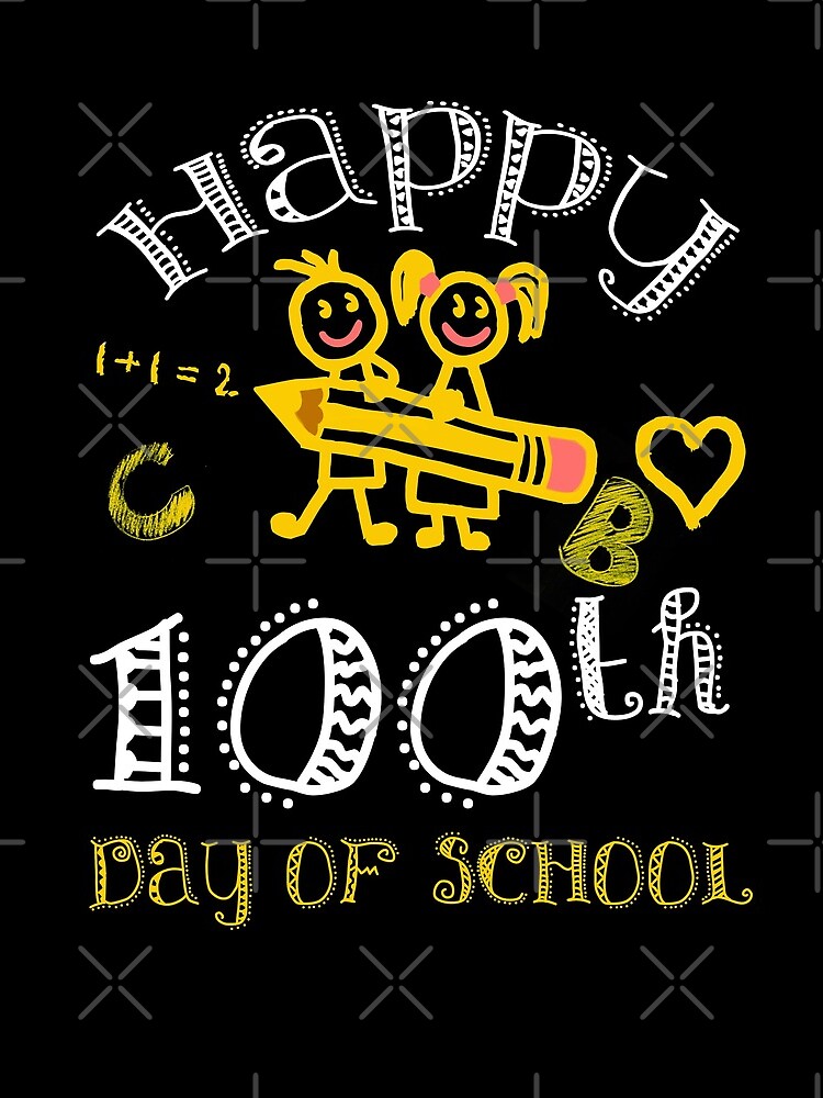100Th Day Of Happy School Kindergarten Drawstring Bag DSB1120 1