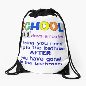 100Th Day Of School 100Th Day Happy 100Th Day Of School Teacher 100Th Day Of School Drawstring Bag DSB728