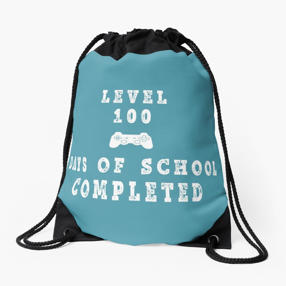 100Th Day Of School 100Th Day Of School Teacher Teacher Teacher Gift Level 100 School Kindergarten Drawstring Bag DSB525