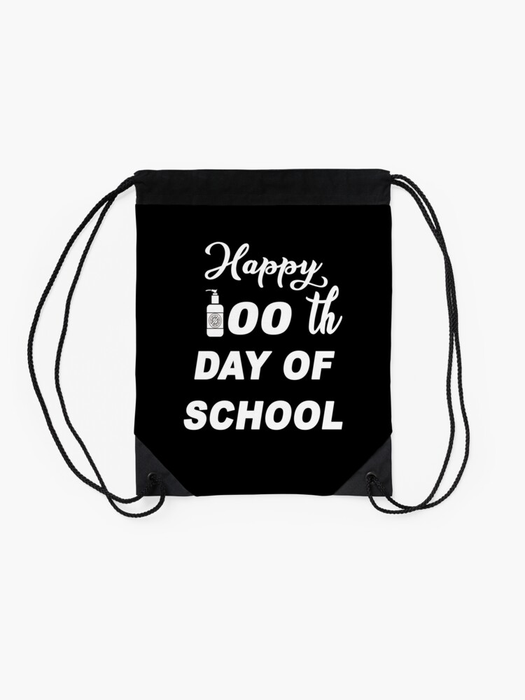 100Th-Day-Of-School-2023-Drawstring-Bag-DSB1095-2 100Th Day Of School 2023 Drawstring Bag DSB1095 2