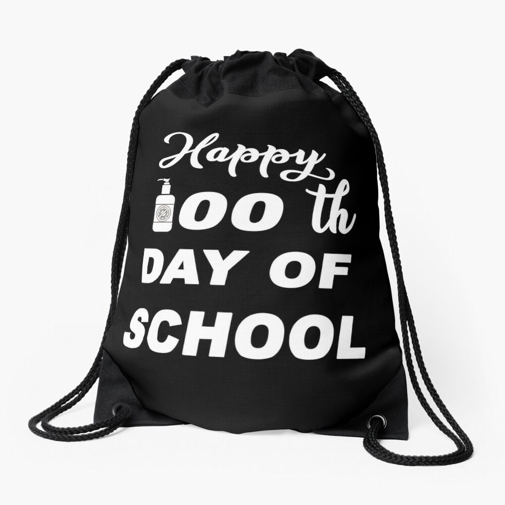 100Th Day Of School 2023 Drawstring Bag DSB1095