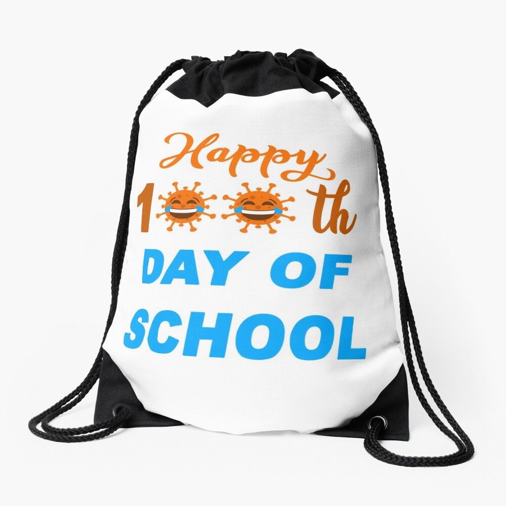 100Th Day Of School 2023 Drawstring Bag DSB1105