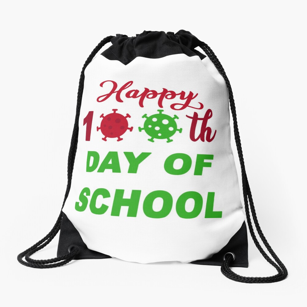 100Th Day Of School 2023 Drawstring Bag DSB992
