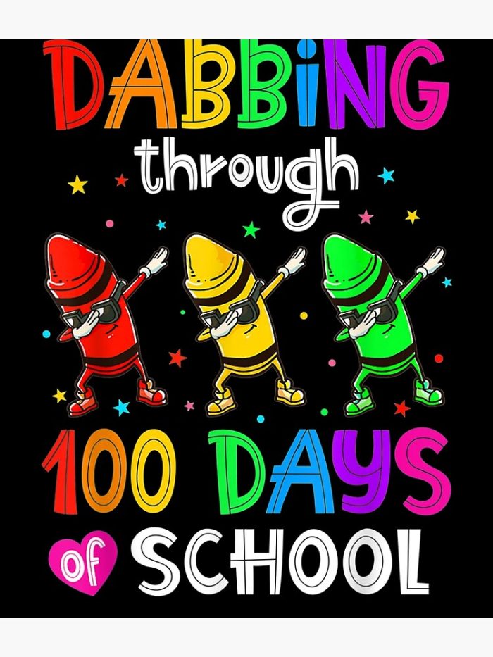 100Th Day Of School Dabbing Through 100 Days Of School Backpack PBP1400 1