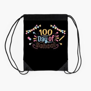 100Th Day Of School Drawstring Bag DSB1300 2