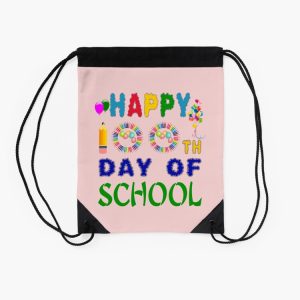 100Th Day Of School Drawstring Bag DSB294 2