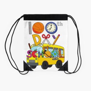 100Th Day Of School Funny Drawstring Bag DSB029 2