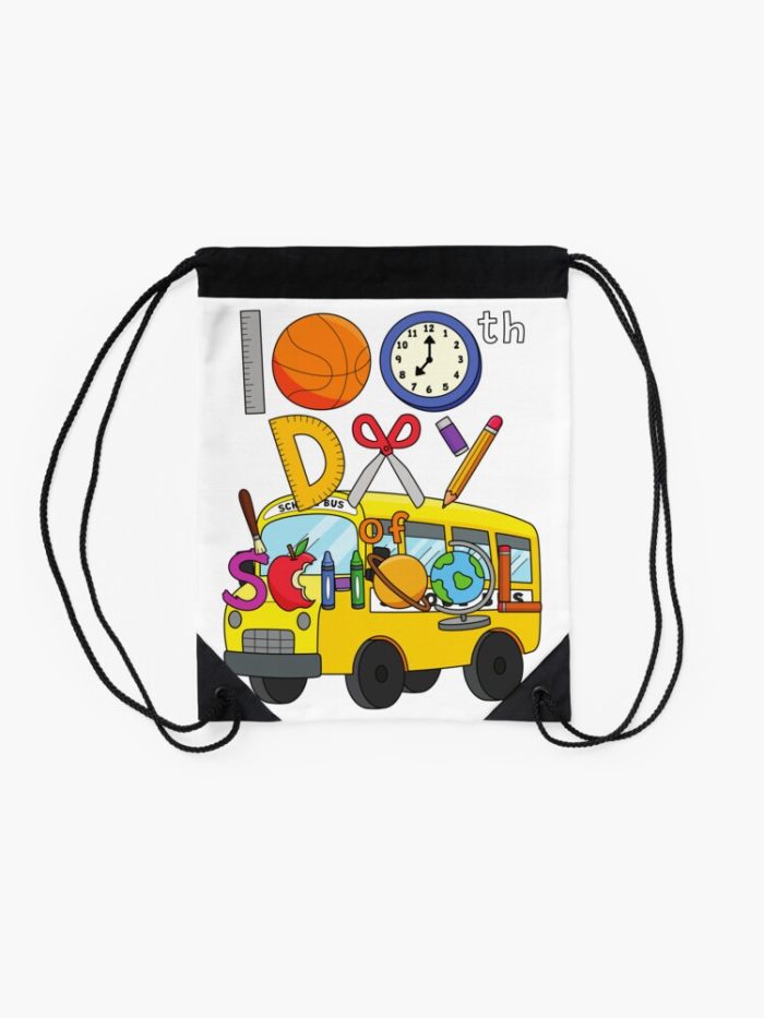 100Th Day Of School Funny Drawstring Bag DSB029 2