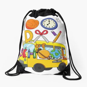 100Th Day Of School Funny Drawstring Bag DSB029