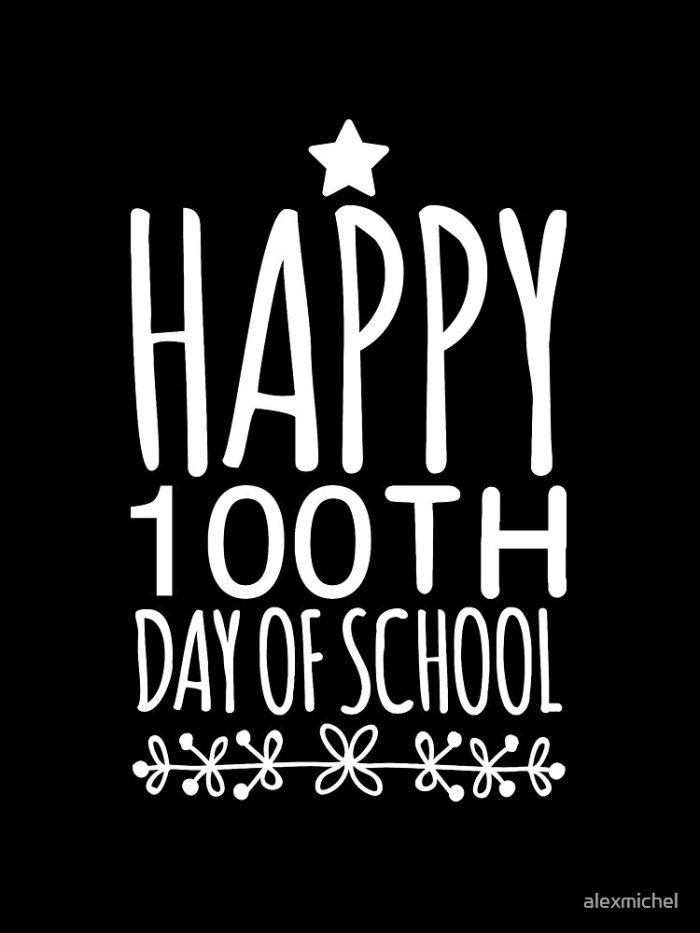 100Th Day Of School Happy 100Th Day Of School Funny Teacher Drawstring Bag DSB665 1