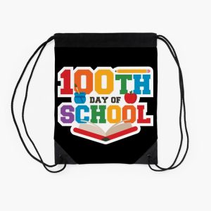 100Th School Day Drawstring Bag DSB1448 2