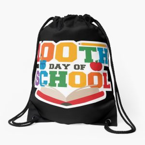 100Th School Day Drawstring Bag DSB1448