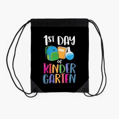 1St Day Of Kindergarten Back To School For Kids Drawstring Bag DSB1235 2