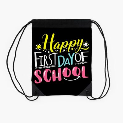 1St Day Of School Back To School For Students Teachers And Parents Drawstring Bag DSB709 2