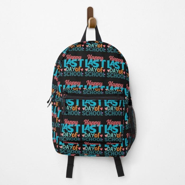 2023 Happy Last Day Of School Autographs Rianbow Leopard Happy Last Day Of School Happy Last Day Of School Graduation Day Backpack PBP122