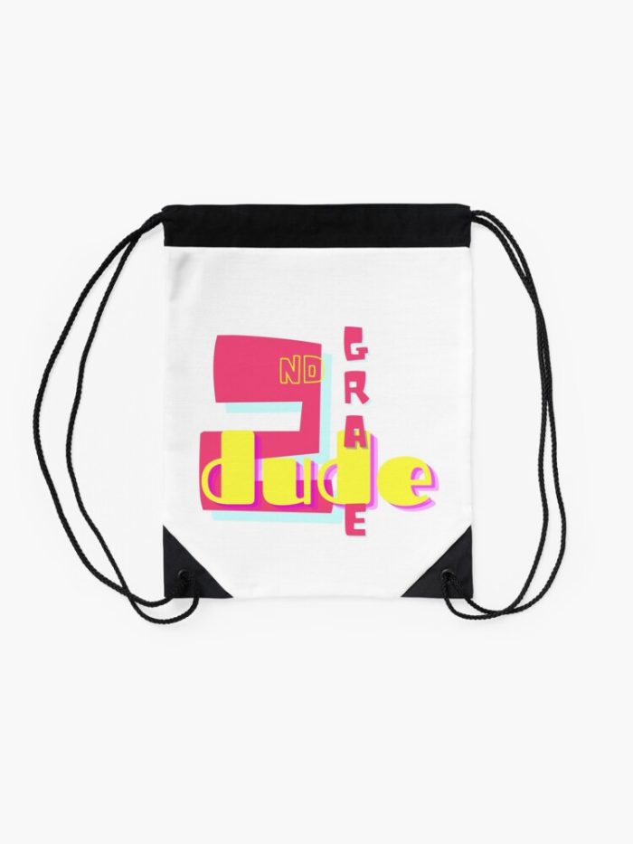 2Nd Grade Dude Drawstring Bag DSB1378 2