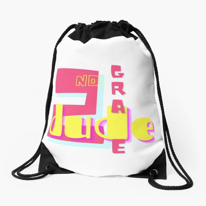 2Nd Grade Dude Drawstring Bag DSB1378