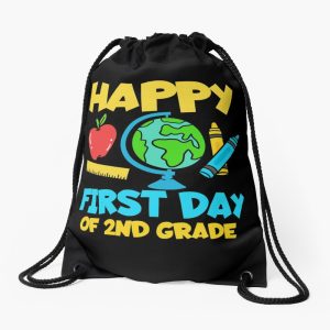 2Nd Grade First Day Of School Drawstring Bag DSB1453
