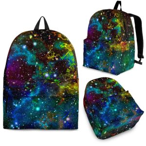 Abstract Colorful Galaxy Space Print Back To School Backpack BP317