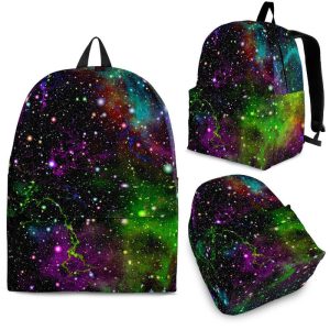 Abstract Dark Galaxy Space Print Back To School Backpack BP315