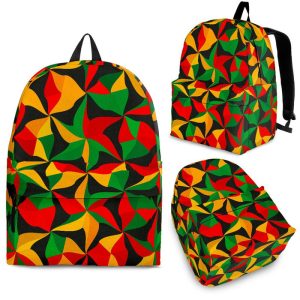 Abstract Reggae Pattern Print Back To School Backpack BP307