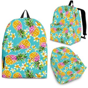 Aloha Summer Pineapple Pattern Print Back To School Backpack BP543