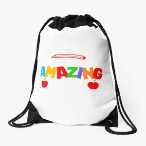 Amazing Year Of Reading Back To School Gift Students Boys Girls Drawstring Bag DSB375