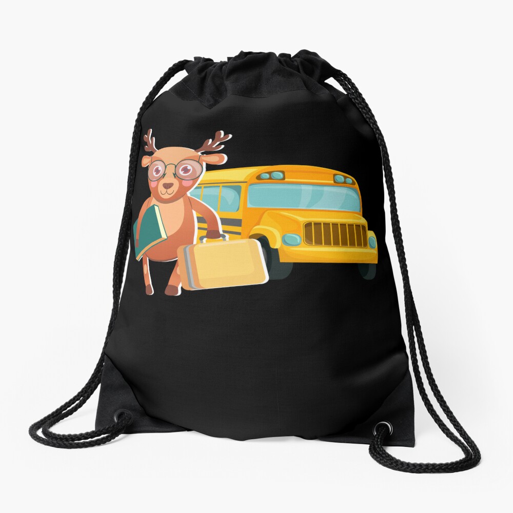 Animals Study Day Of School Back To School Day Pre Kids Drawstring Bag DSB929