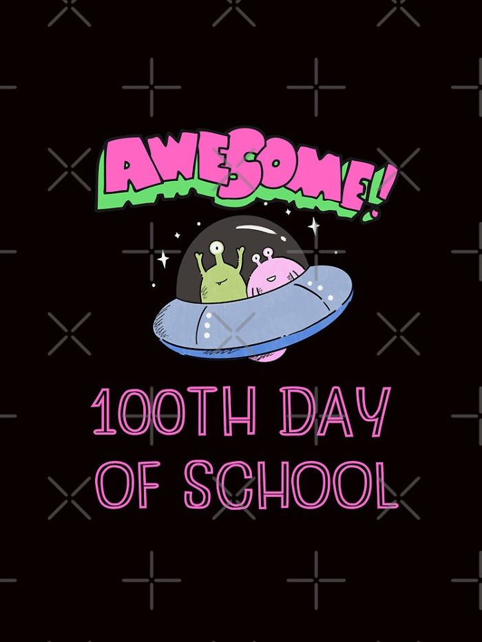 Awesome 100Th Day Of School Drawstring Bag DSB1193 1