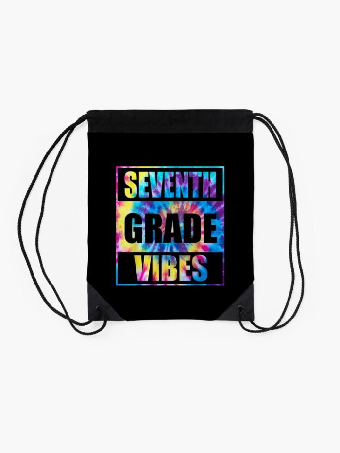 Back To School 7Th Grade Vibes Drawstring Bag DSB275 2