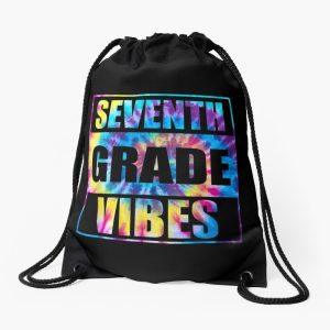 Back To School 7Th Grade Vibes Drawstring Bag DSB275