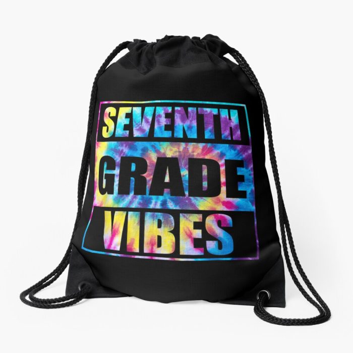 Back To School 7Th Grade Vibes Drawstring Bag DSB275