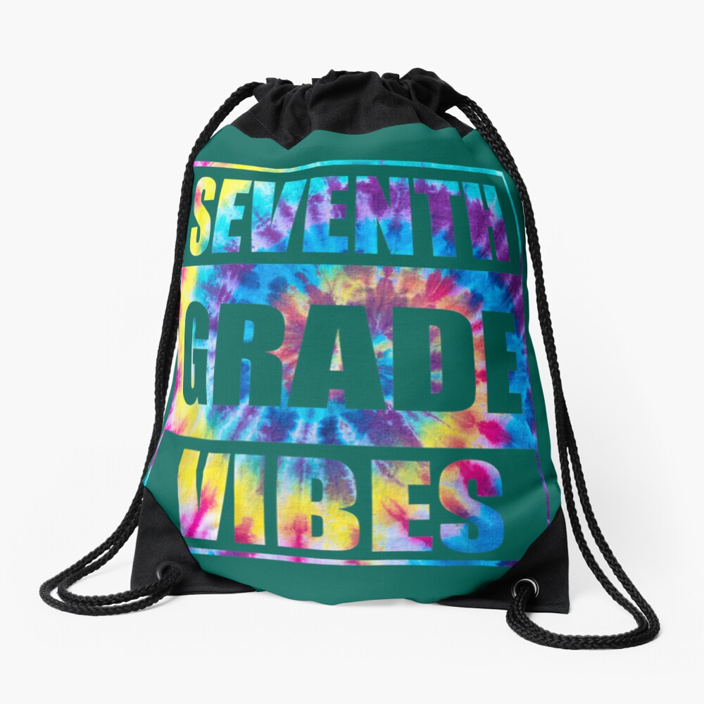 Back To School 7Th Grade Vibes Drawstring Bag DSB529