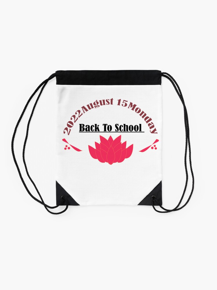 Back-To-School-Day-2023-Drawstring-Bag-DSB099-2 Back To School Day 2023 Drawstring Bag DSB099 2