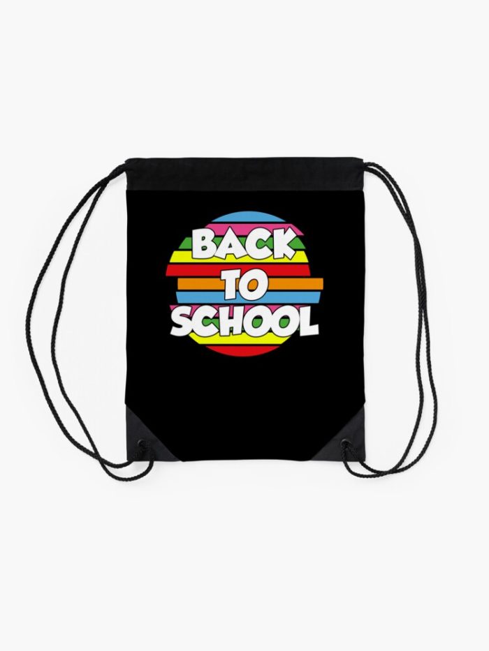 Back To School Day Funny First Day Of School Cute Teacher Drawstring Bag DSB1495 2