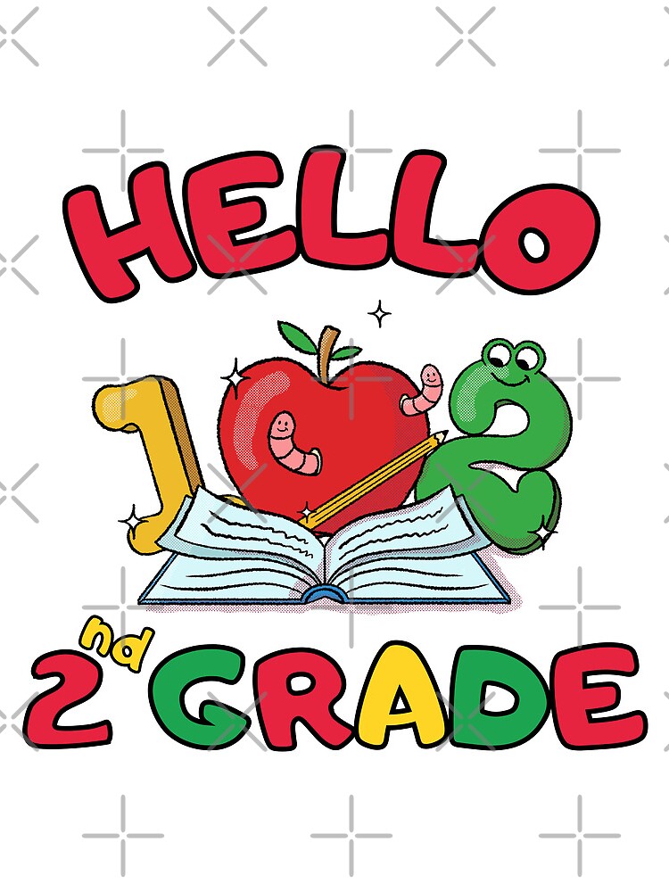 Back To School Day Hello Second Grade Drawstring Bag DSB134 1