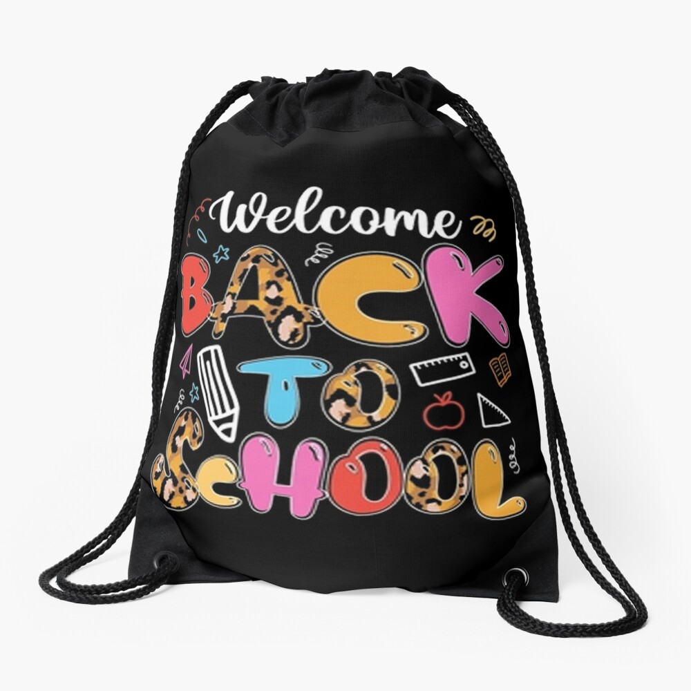Homepage 21 Back To School First Day Drawstring Bag DSB1151